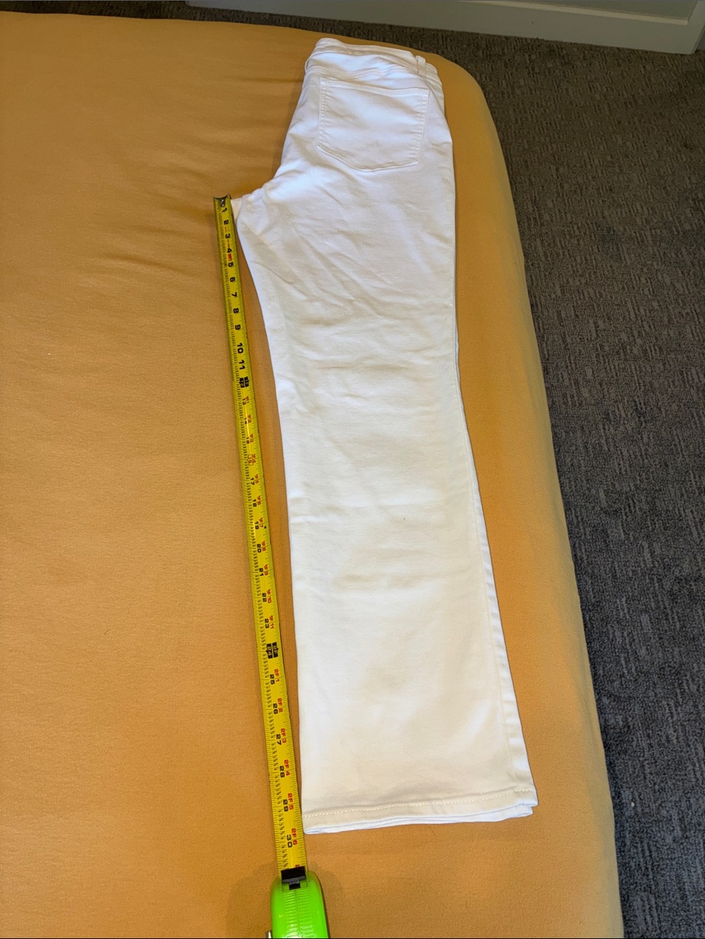 Talbots Women's High Waist Straight Leg Jeans White - Picture 3 of 12